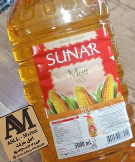روغن ذرت مایع 5لیتری SUNAR ترکیه ای