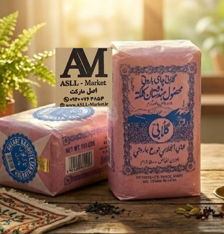چای باروتی گلابی اصل کلکته هندوستان
