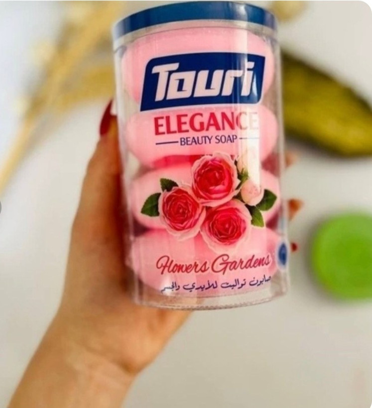 بسته ۴ عددی صابون زیبایی توری عطریرمدل ELEGANCE ساخت اردن