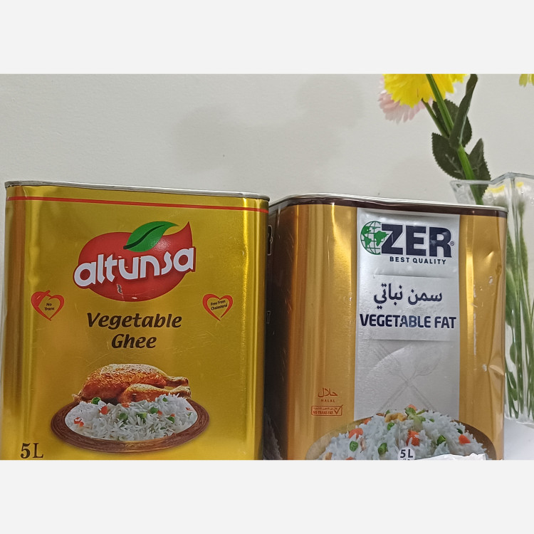 روغن نباتی نیمه جامد ZER ترکیه ای 5 لیتری