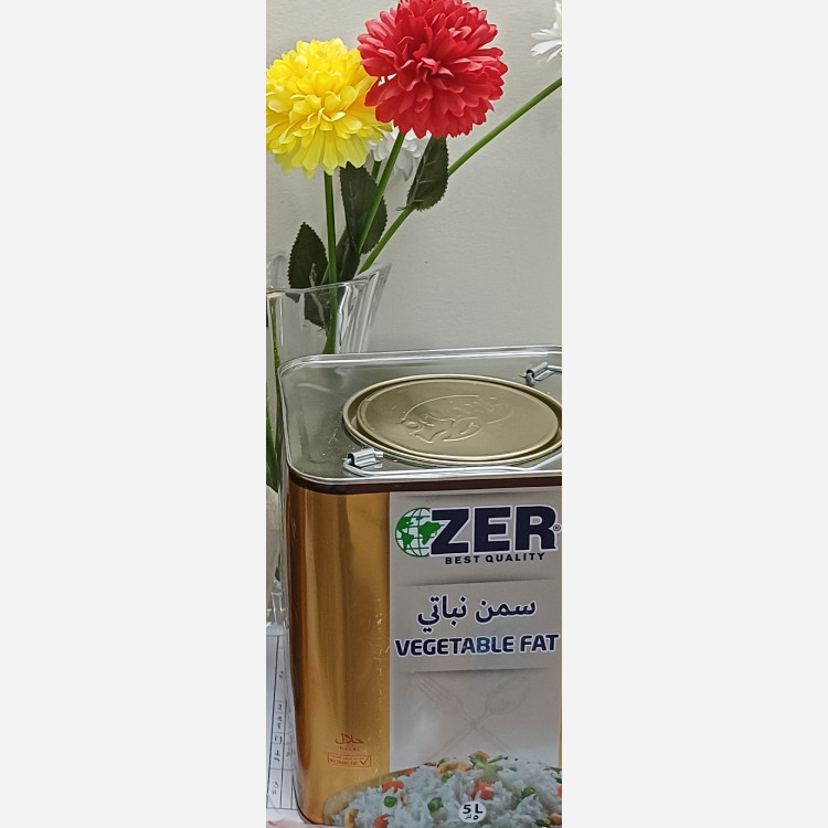 روغن نباتی نیمه جامد ZER ترکیه ای 5 لیتری