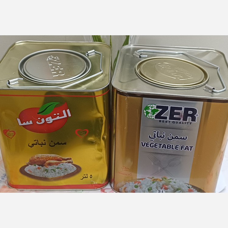 روغن نباتی نیمه جامد ZER ترکیه ای 5 لیتری