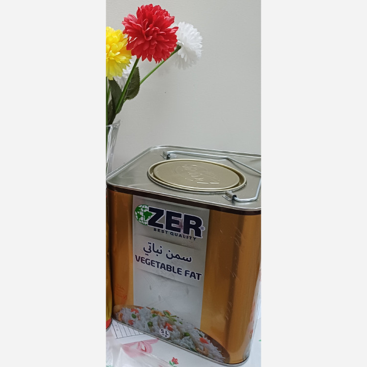 روغن نباتی نیمه جامد ZER ترکیه ای 5 لیتری