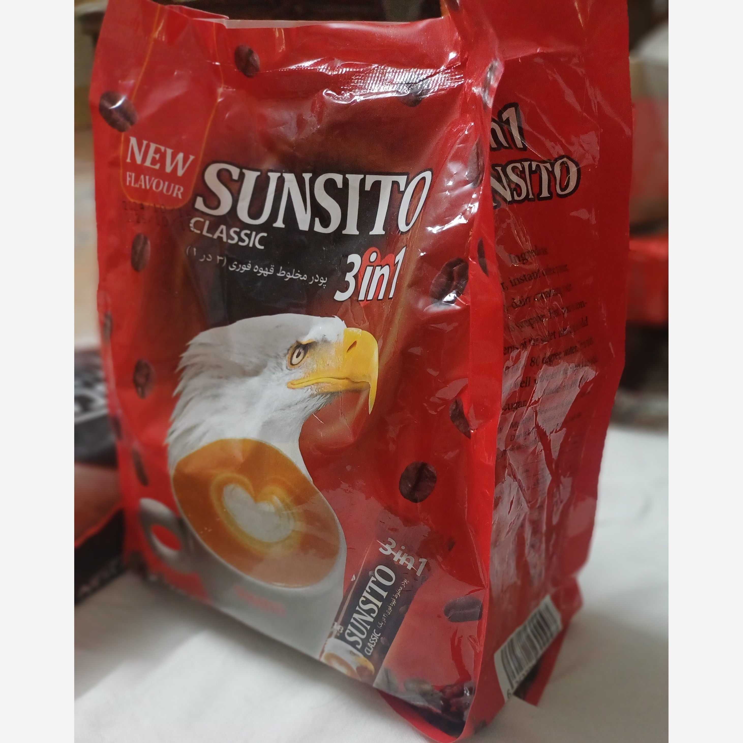 پودر مخلوط قهوه فوری 3در 1 SUNSITO سن سیتو 25 عددی