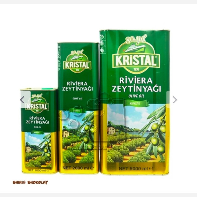 روغن زیتون بکر کریستال 500 میلی لیتر