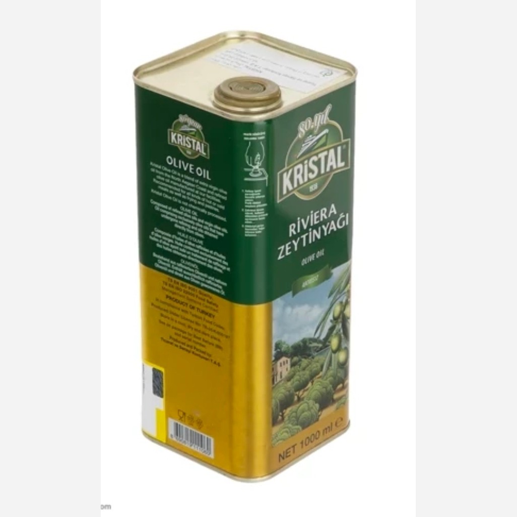روغن زیتون کریستال 1لیتری اصل ترکیه