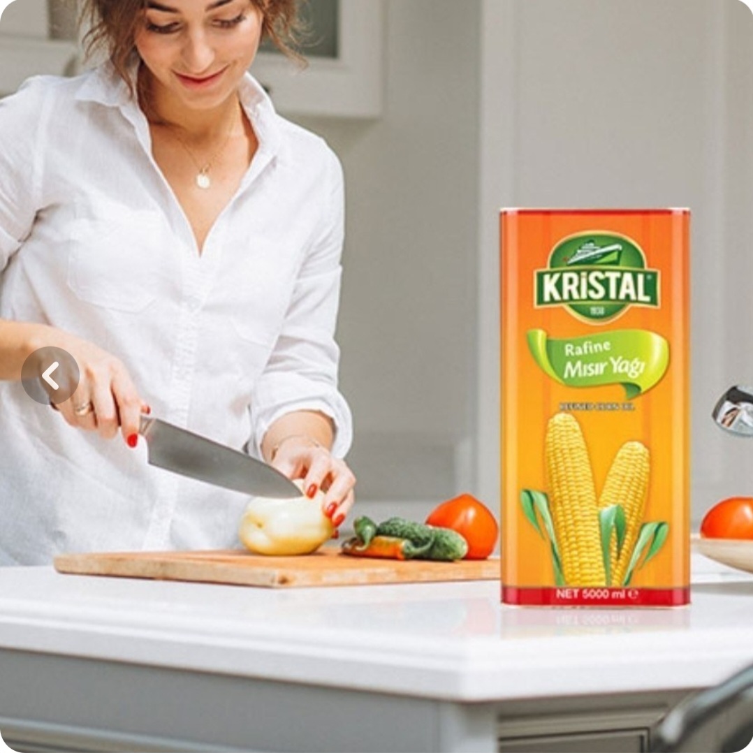 روغن ذرت کریستال  اصل ترکیه ای (حلب ۵ لیتری اورجینال)