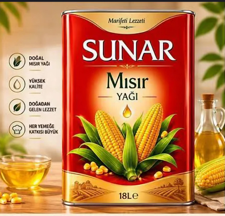 روغن مایع 5 لیتری ذرت سونار ترکیه ای اصلی