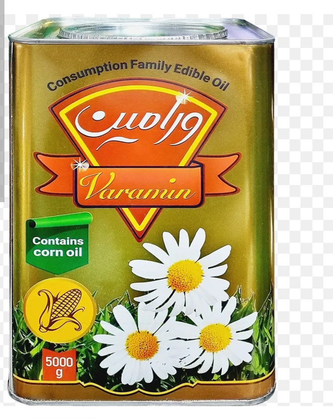 روغن نباتی نیمه جامد ورامین ،حاوی روغن ذرت - حلب ۵ کیلویی، مصرف خانوار